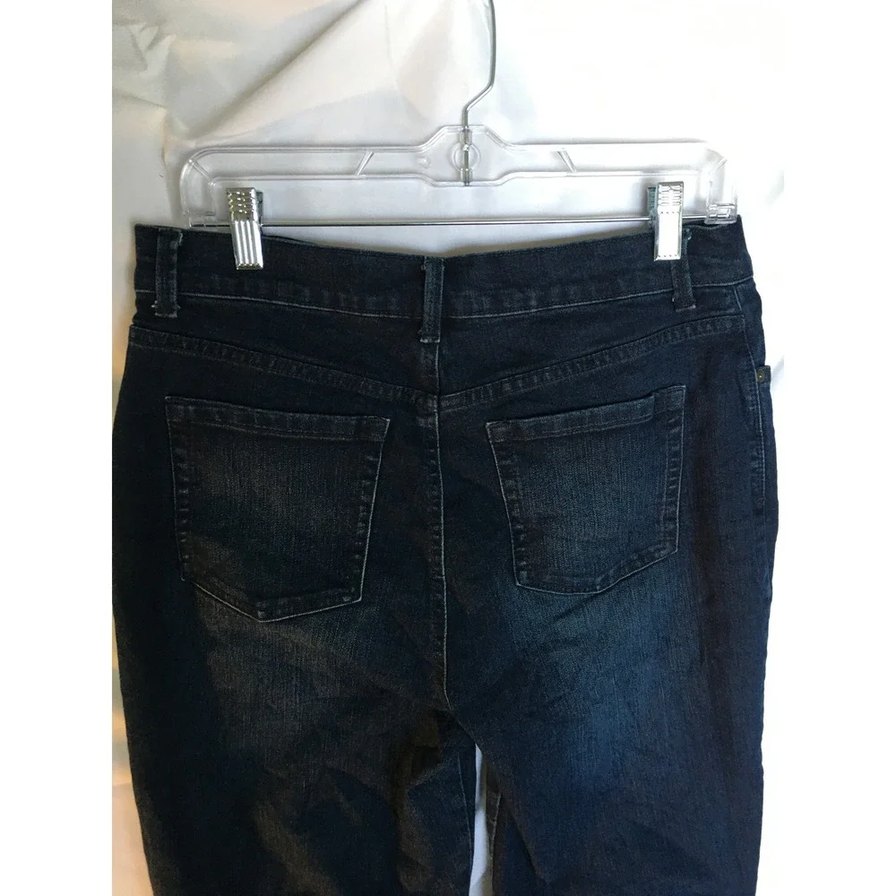 Gloria Vanderbilt Amanda High Rise Tapered Jeans Dark Wash Denim Mens Size 10